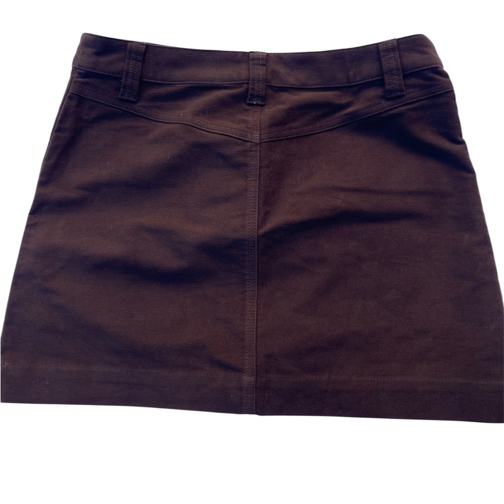 Madewell Dark Brown Mini Skirt size 2 - Picture 7 of 10